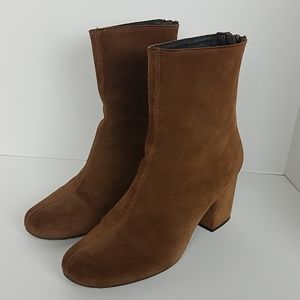 Free People Leather Booties Sz 8
